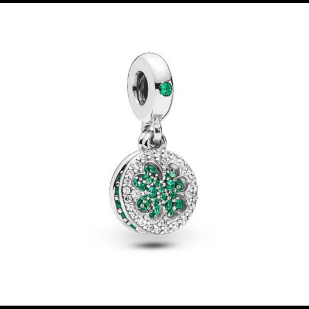 Pandora Dazzling Clover Charm, 797906NRGMX